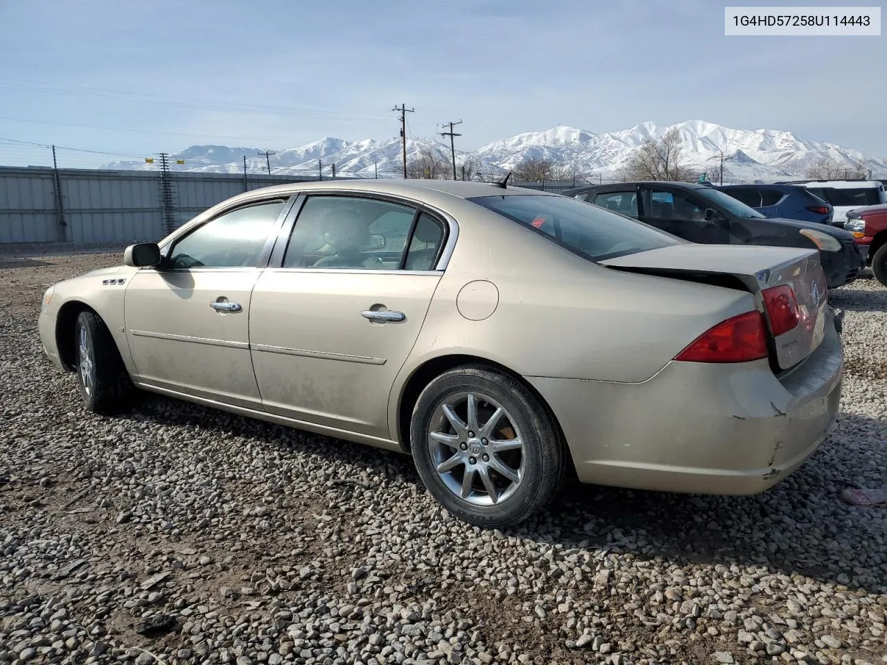 1G4HD57258U114443 2008 Buick Lucerne Cxl