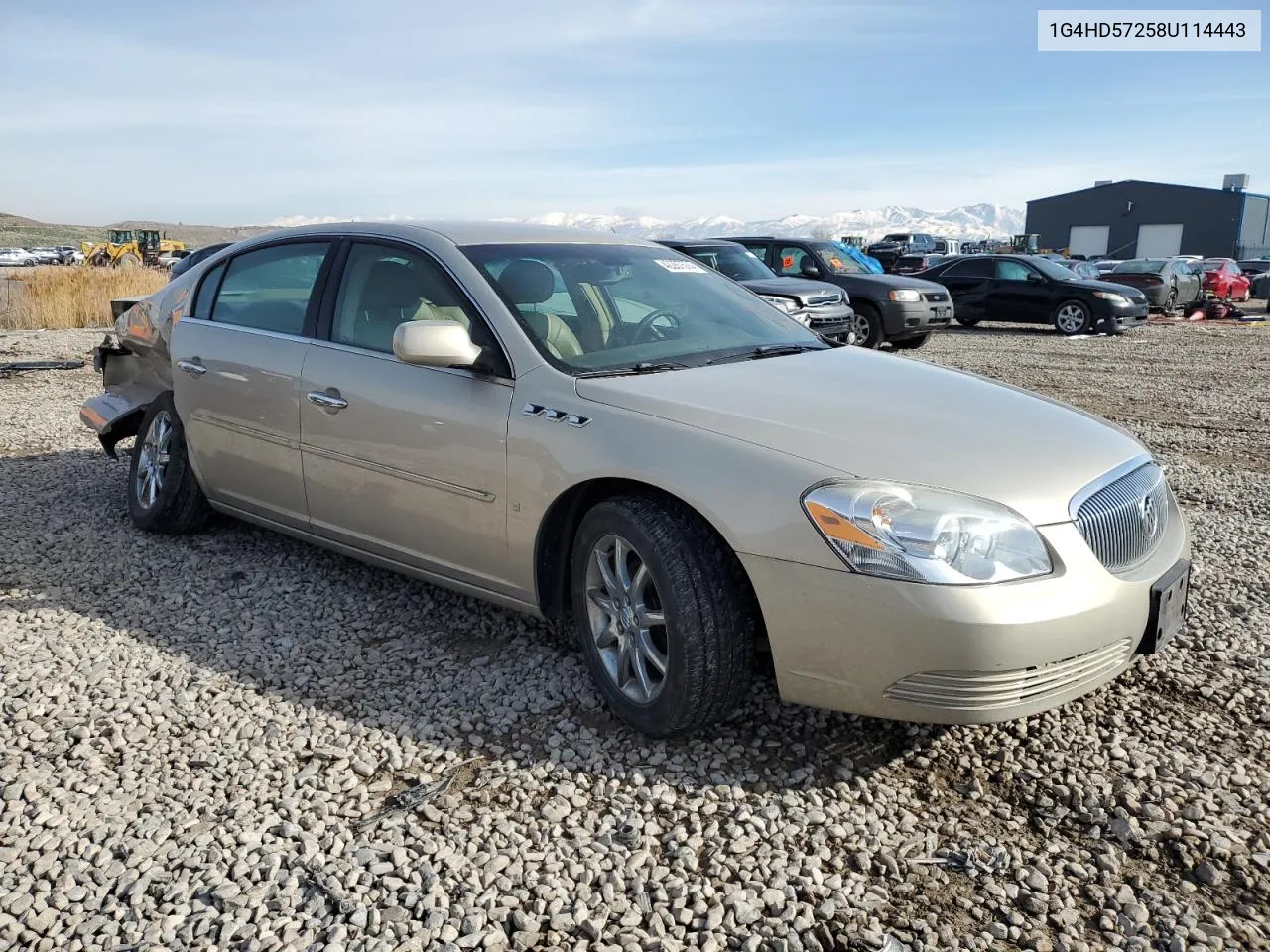 1G4HD57258U114443 2008 Buick Lucerne Cxl