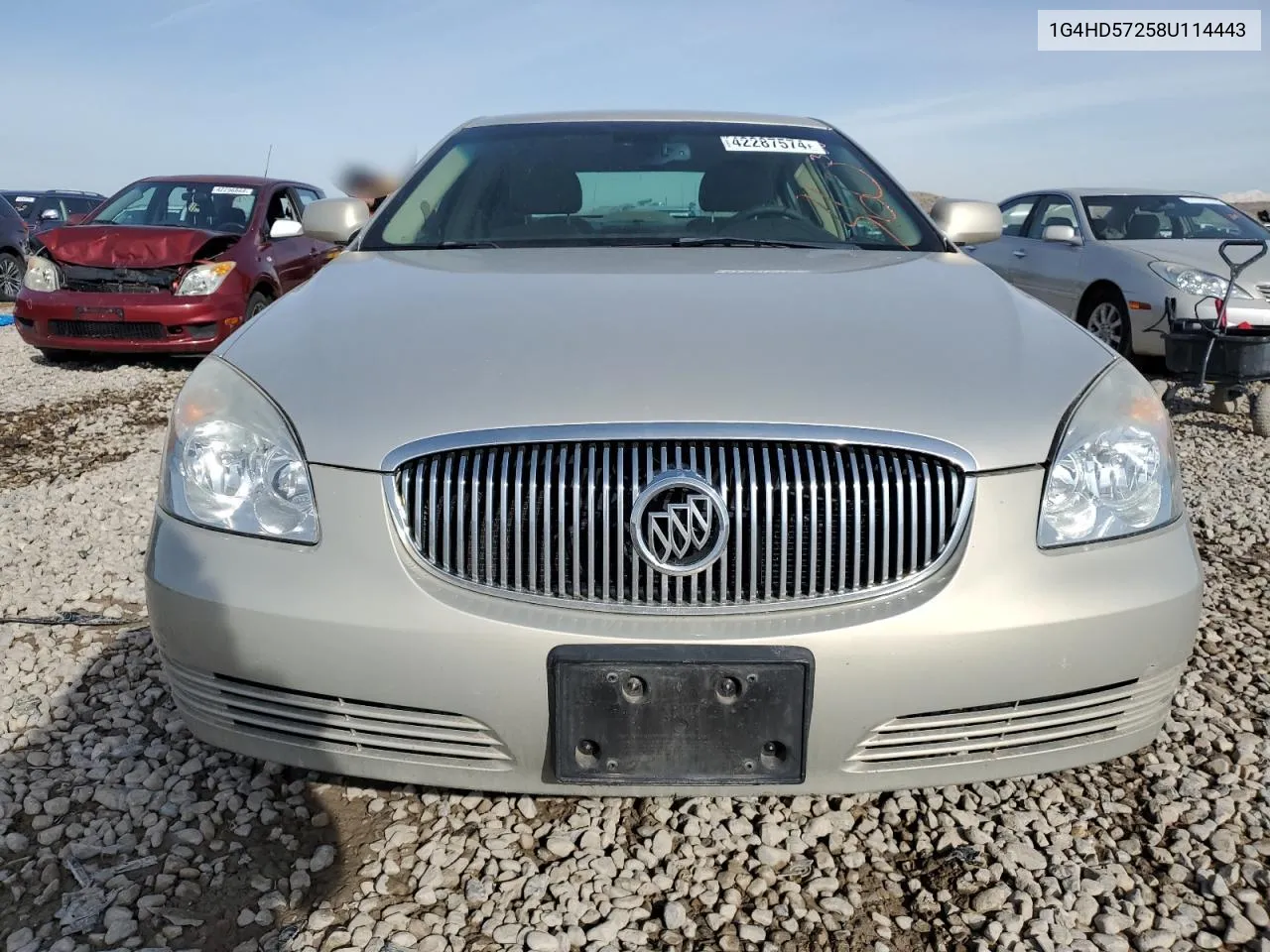 2008 Buick Lucerne Cxl VIN: 1G4HD57258U114443 Lot: 42287574