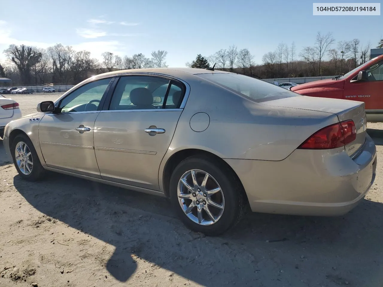 1G4HD57208U194184 2008 Buick Lucerne Cxl