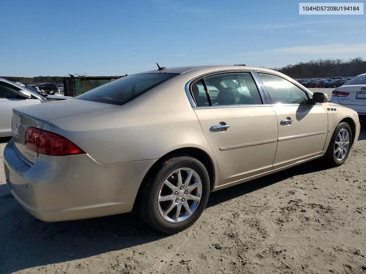 2008 Buick Lucerne Cxl VIN: 1G4HD57208U194184 Lot: 43151694