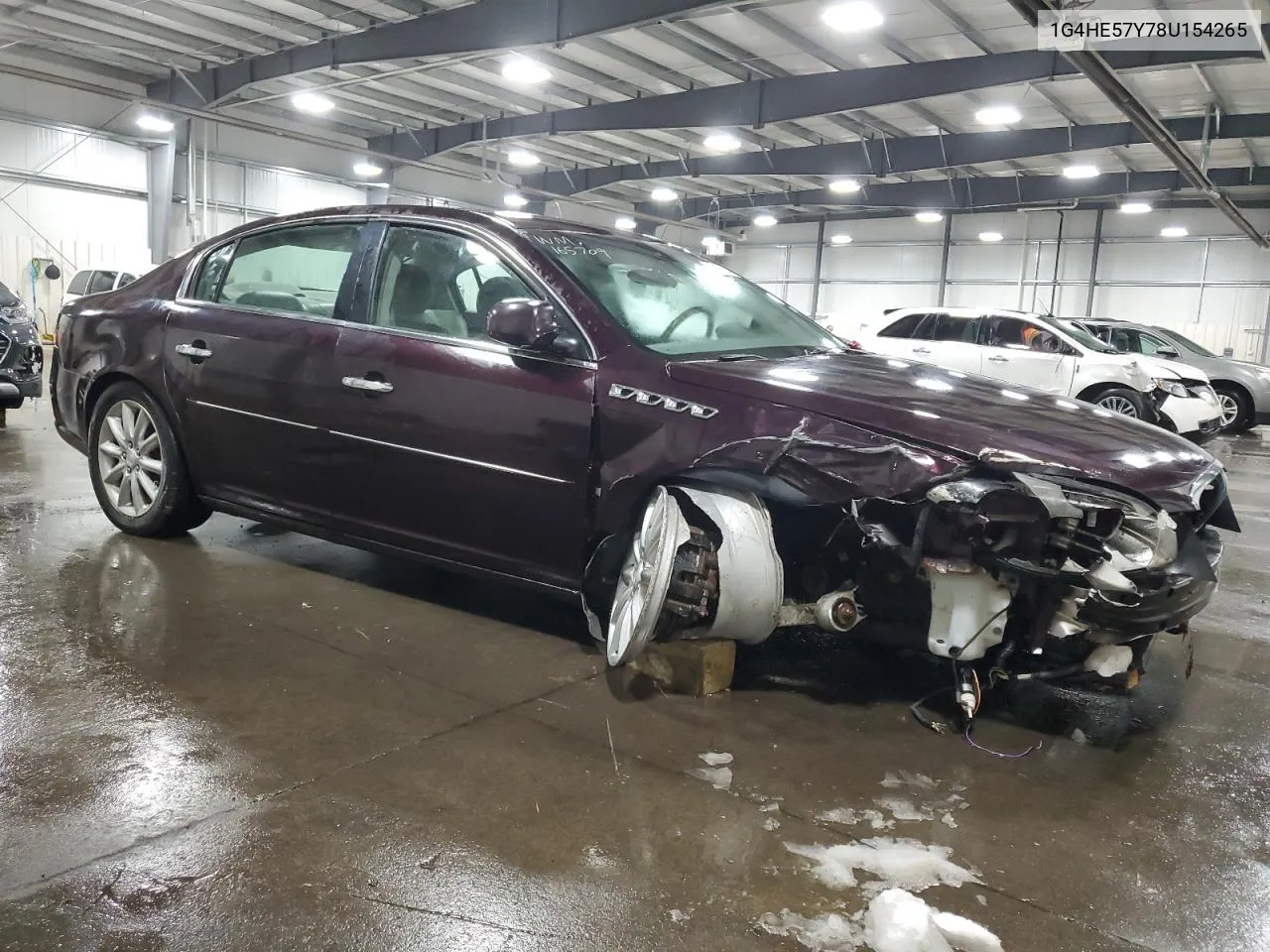 2008 Buick Lucerne Cxs VIN: 1G4HE57Y78U154265 Lot: 48175304