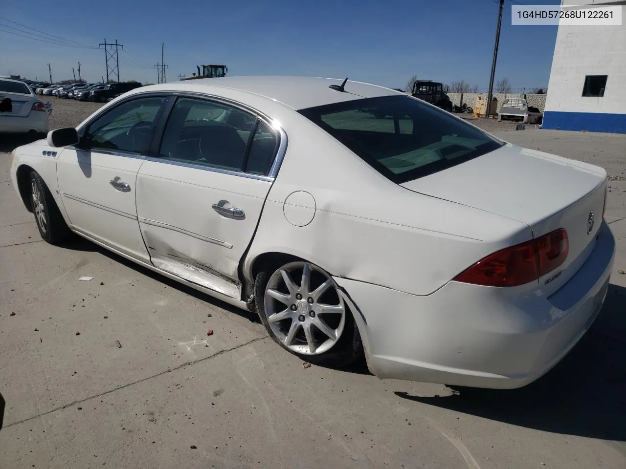 2008 Buick Lucerne Cxl VIN: 1G4HD57268U122261 Lot: 49405153