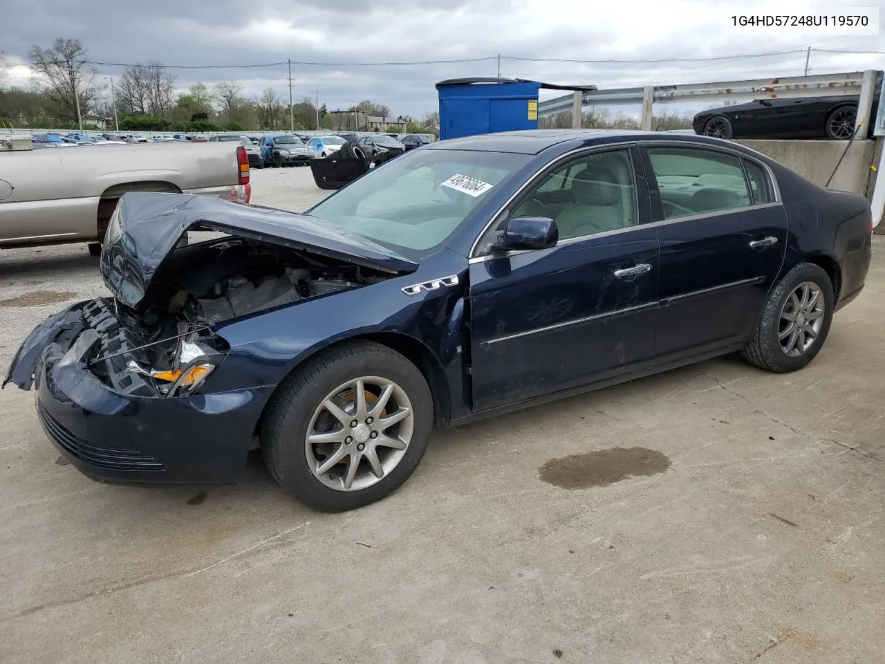 2008 Buick Lucerne Cxl VIN: 1G4HD57248U119570 Lot: 49676064