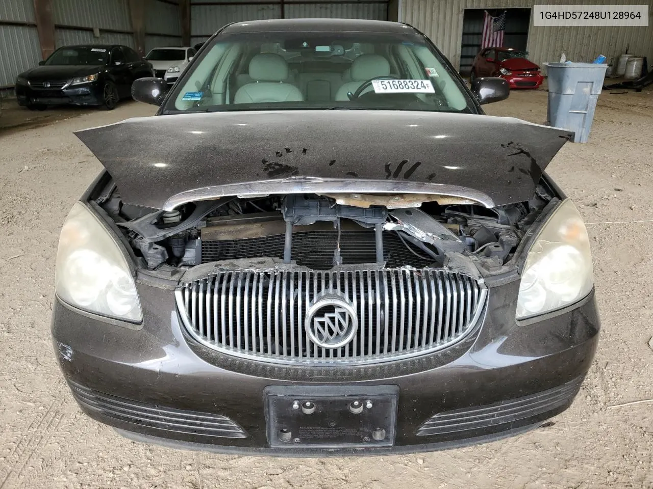 2008 Buick Lucerne Cxl VIN: 1G4HD57248U128964 Lot: 51688324