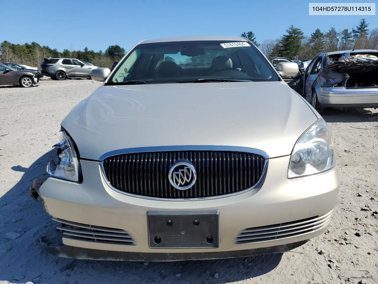 1G4HD57278U114315 2008 Buick Lucerne Cxl