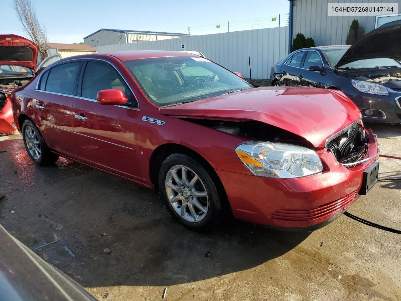 2008 Buick Lucerne Cxl VIN: 1G4HD57268U147144 Lot: 52808904