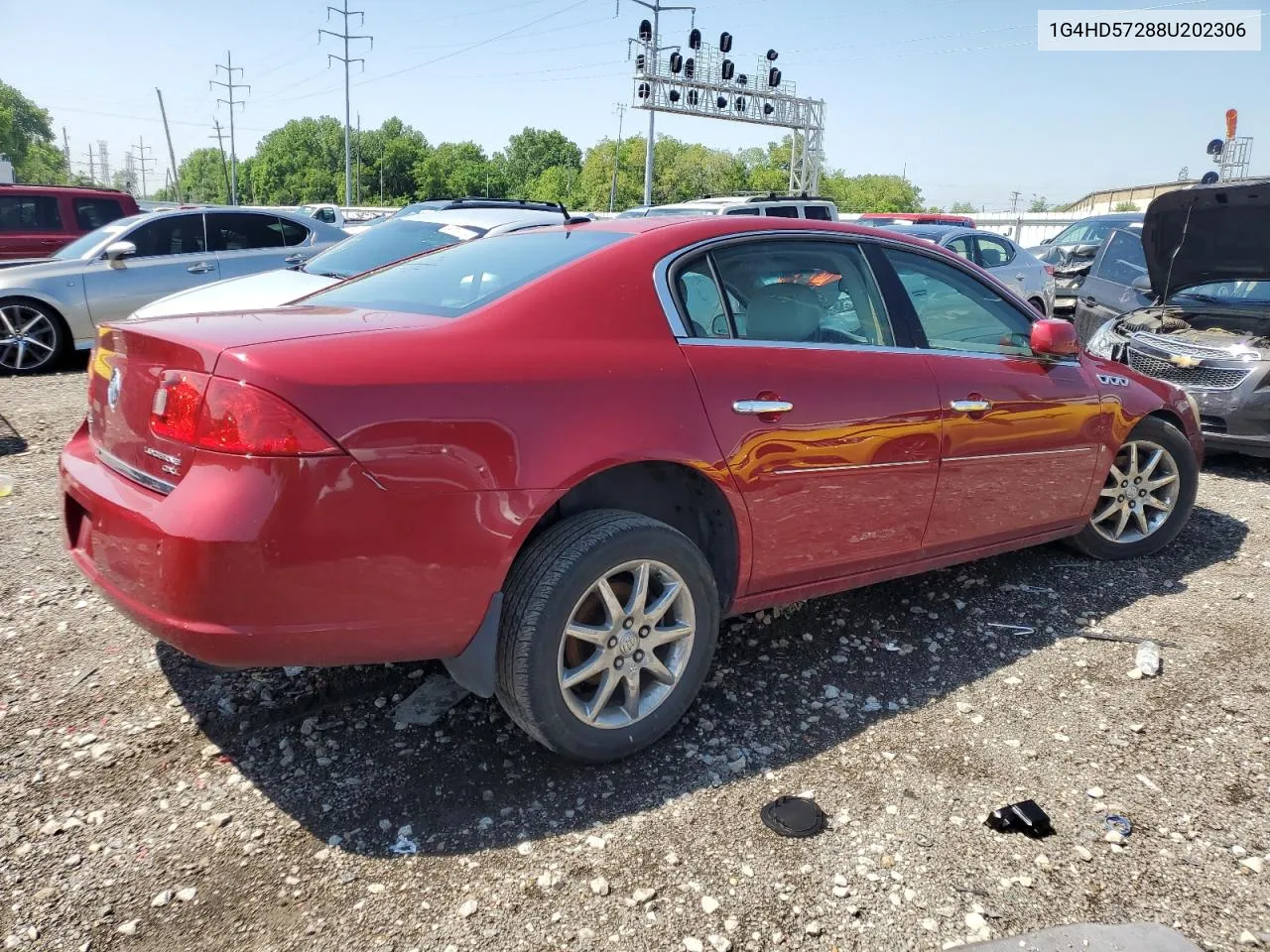 2008 Buick Lucerne Cxl VIN: 1G4HD57288U202306 Lot: 53478634