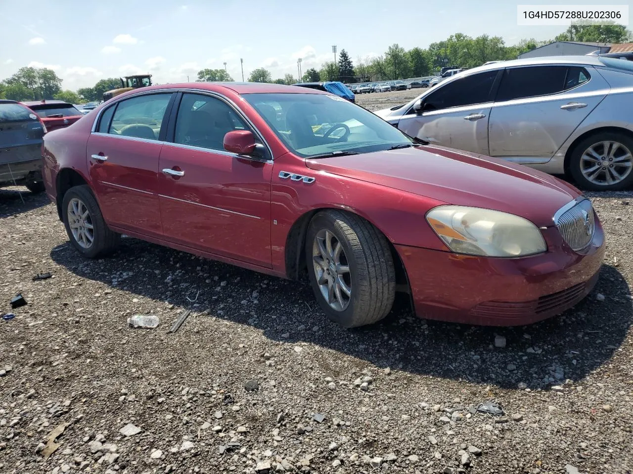 2008 Buick Lucerne Cxl VIN: 1G4HD57288U202306 Lot: 53478634