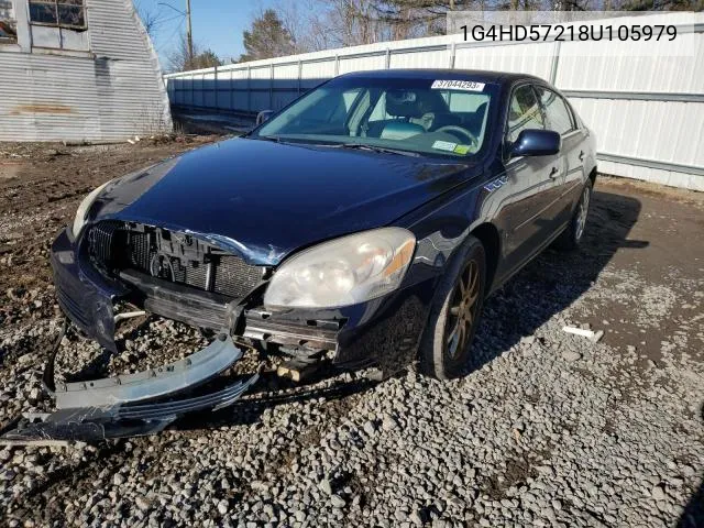 2008 Buick Lucerne Cxl VIN: 1G4HD57218U105979 Lot: 54418904