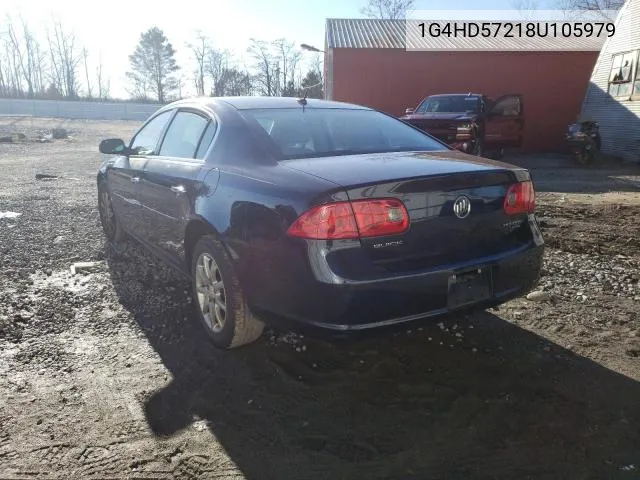 2008 Buick Lucerne Cxl VIN: 1G4HD57218U105979 Lot: 54418904