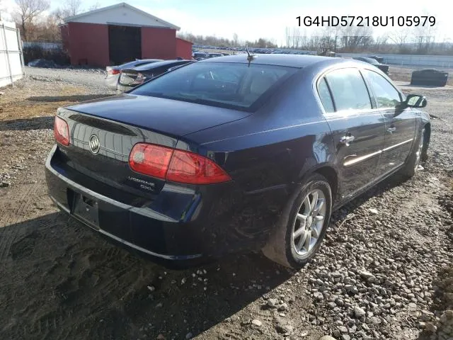 2008 Buick Lucerne Cxl VIN: 1G4HD57218U105979 Lot: 54418904