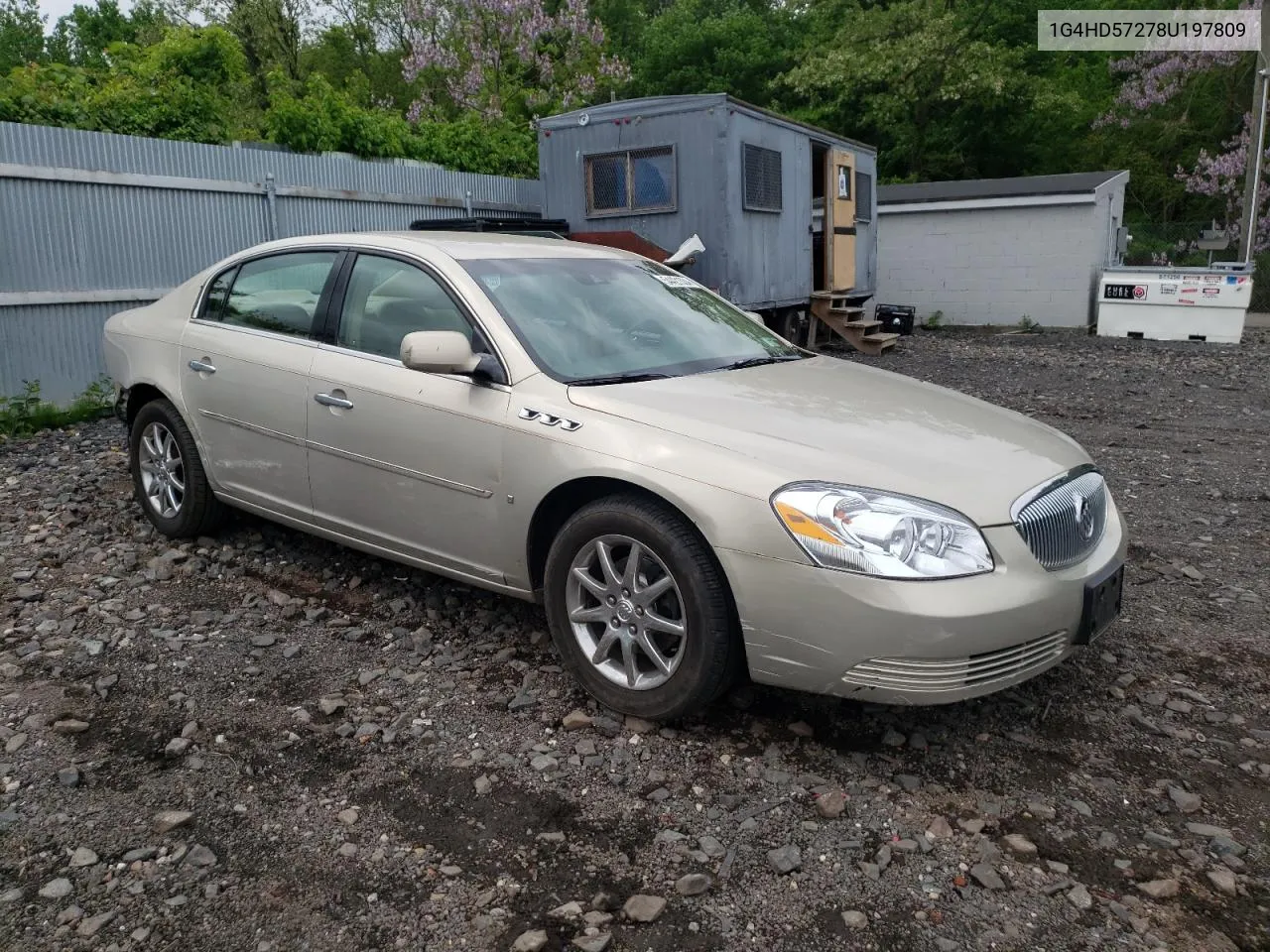 2008 Buick Lucerne Cxl VIN: 1G4HD57278U197809 Lot: 54421334