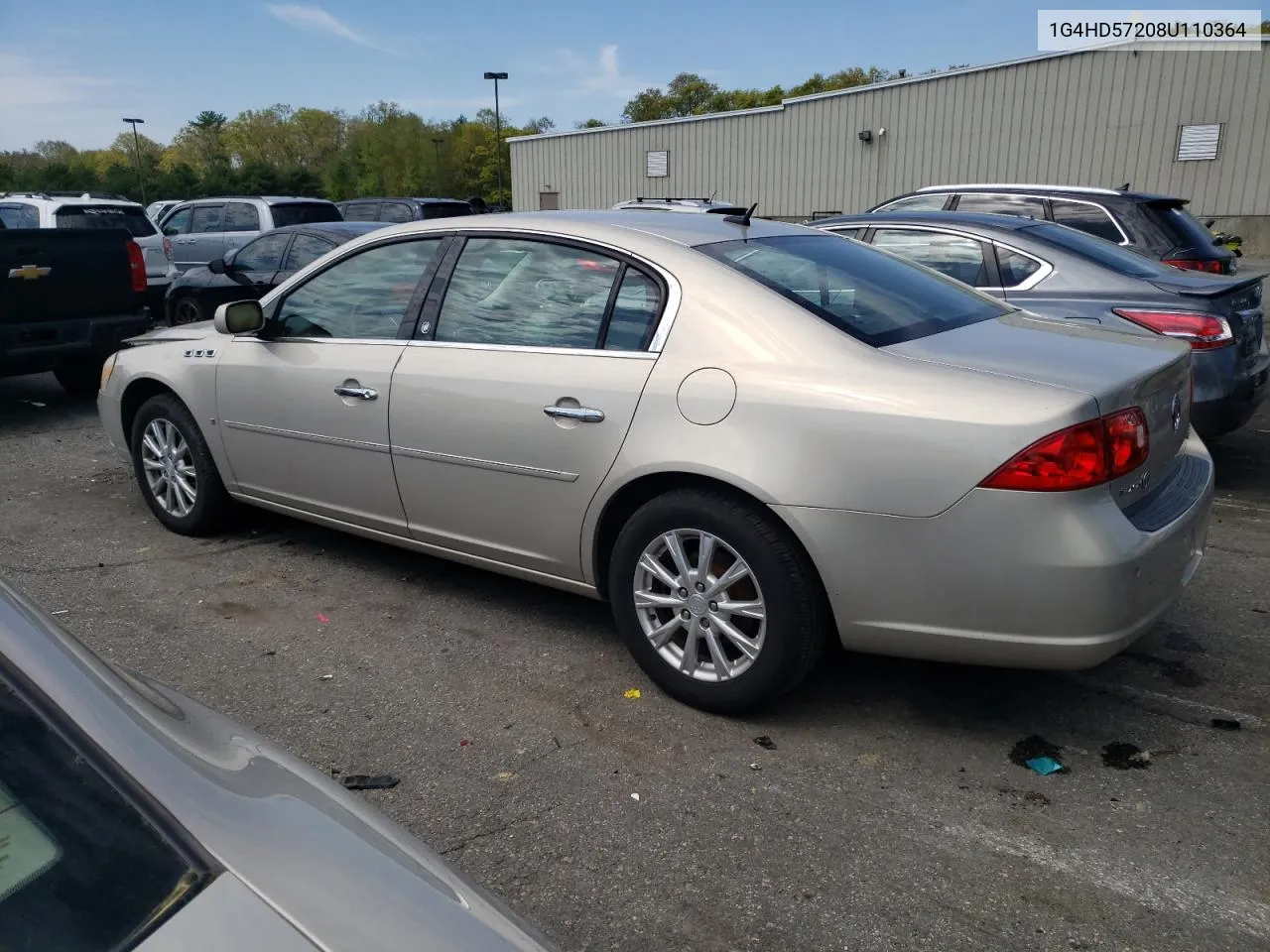 1G4HD57208U110364 2008 Buick Lucerne Cxl