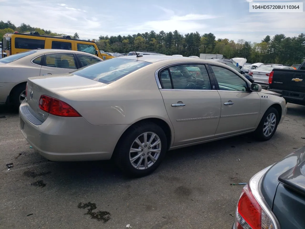 2008 Buick Lucerne Cxl VIN: 1G4HD57208U110364 Lot: 54511284