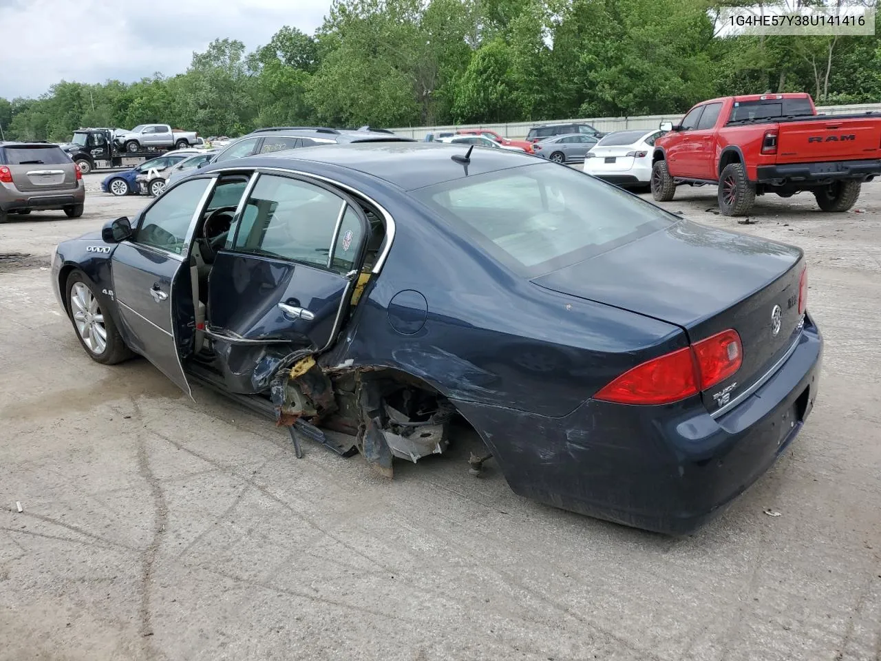 1G4HE57Y38U141416 2008 Buick Lucerne Cxs