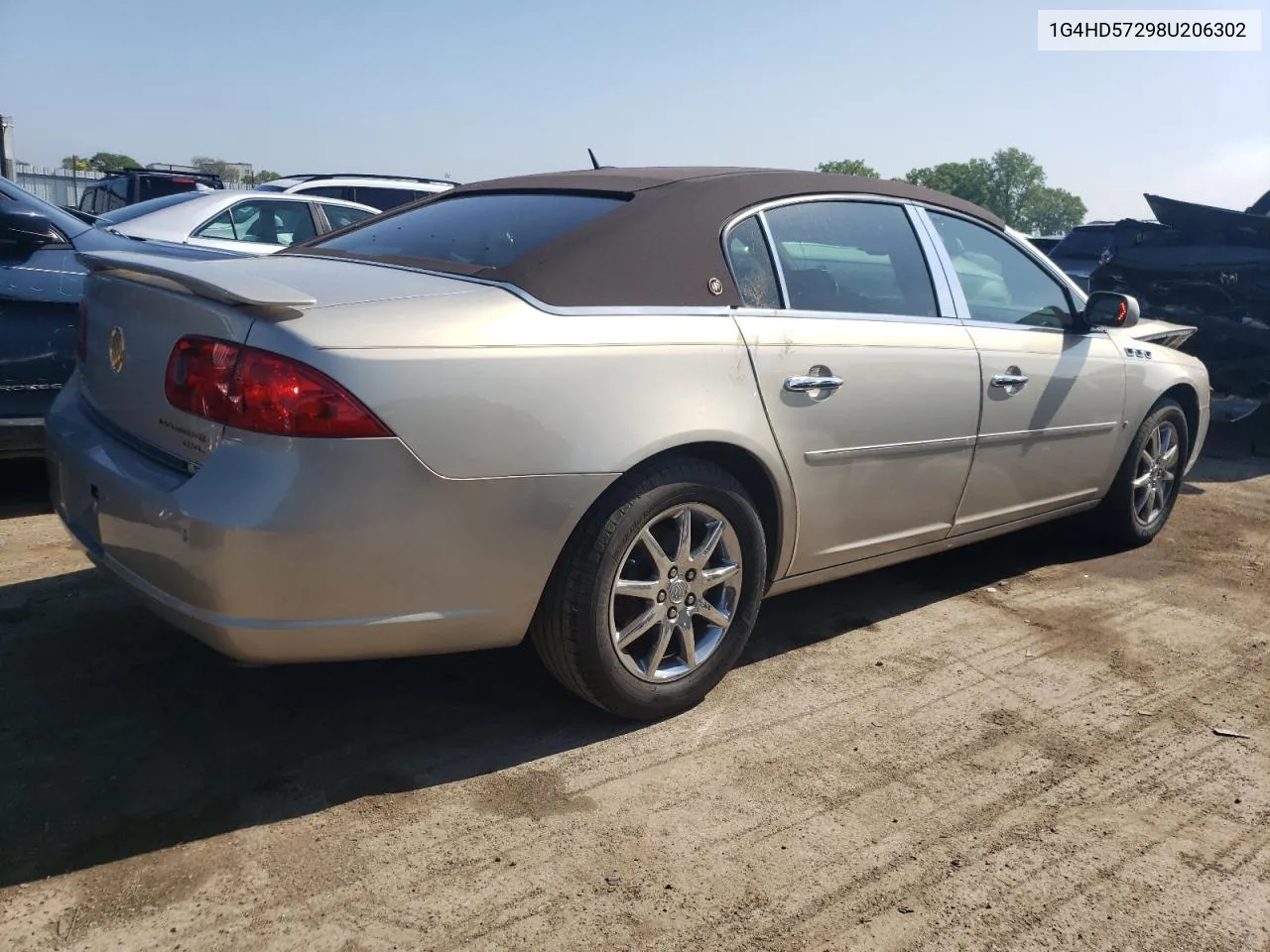 2008 Buick Lucerne Cxl VIN: 1G4HD57298U206302 Lot: 55369084