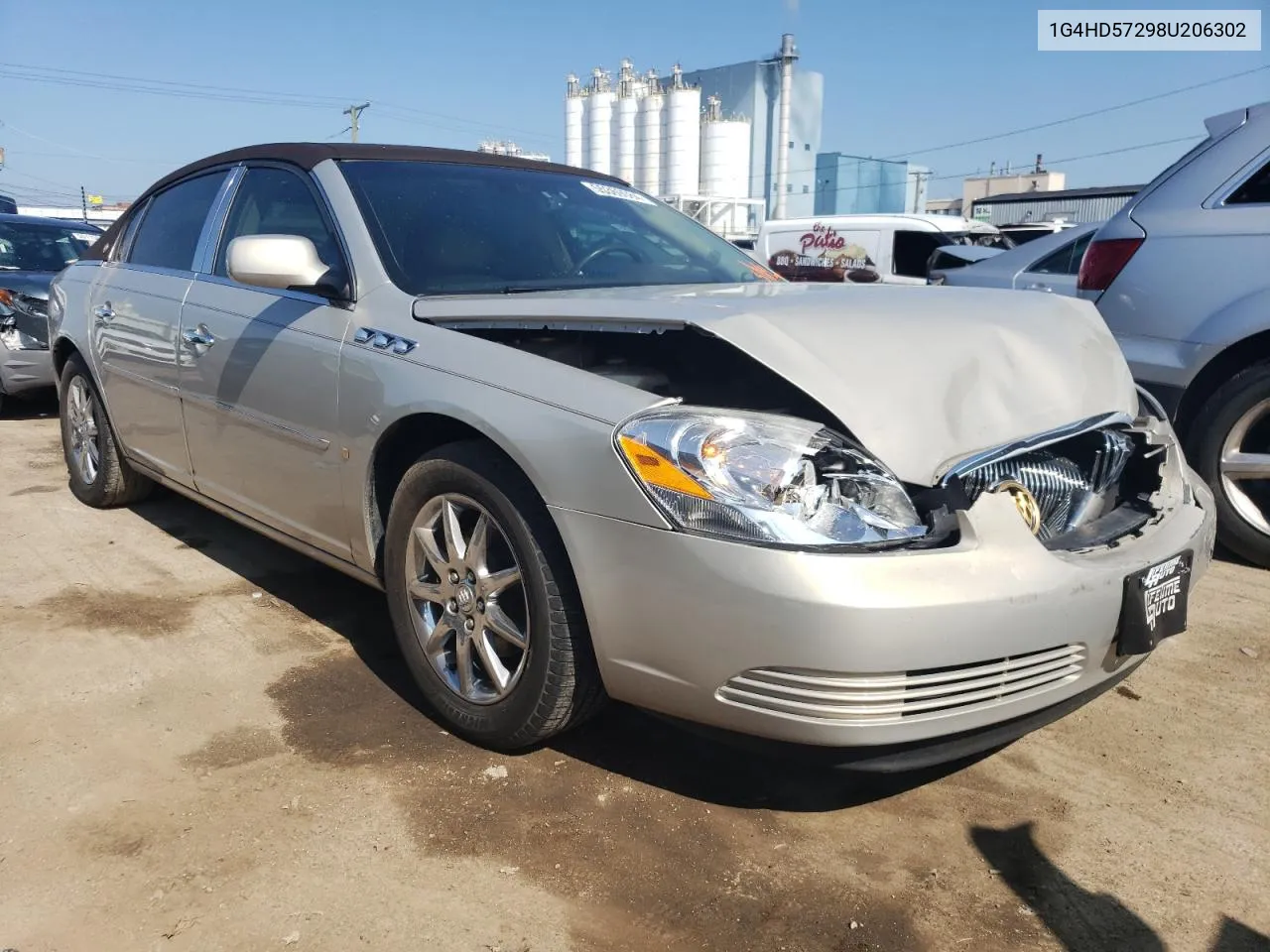 2008 Buick Lucerne Cxl VIN: 1G4HD57298U206302 Lot: 55369084