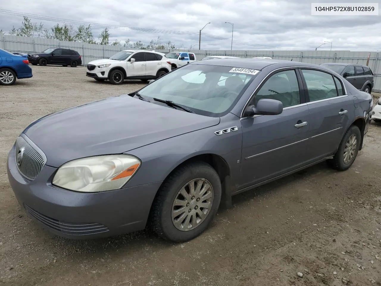 2008 Buick Lucerne Cx VIN: 1G4HP572X8U102859 Lot: 55481254