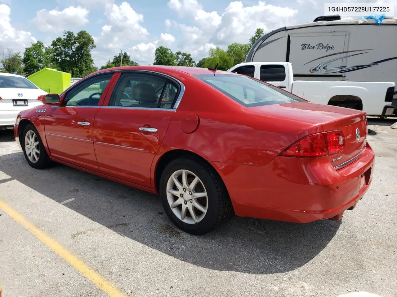 2008 Buick Lucerne Cxl VIN: 1G4HD57228U177225 Lot: 55504754