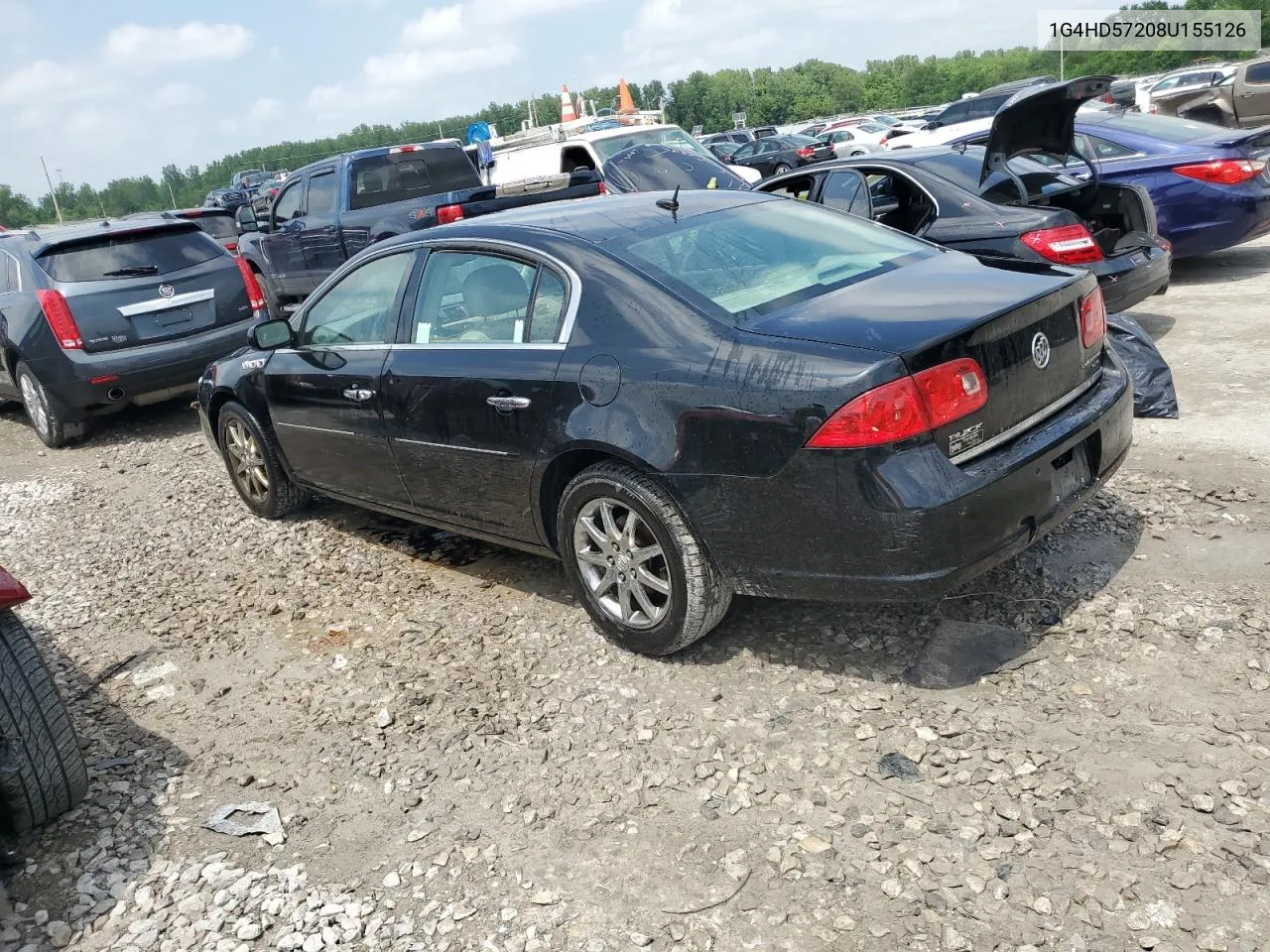 2008 Buick Lucerne Cxl VIN: 1G4HD57208U155126 Lot: 56040874