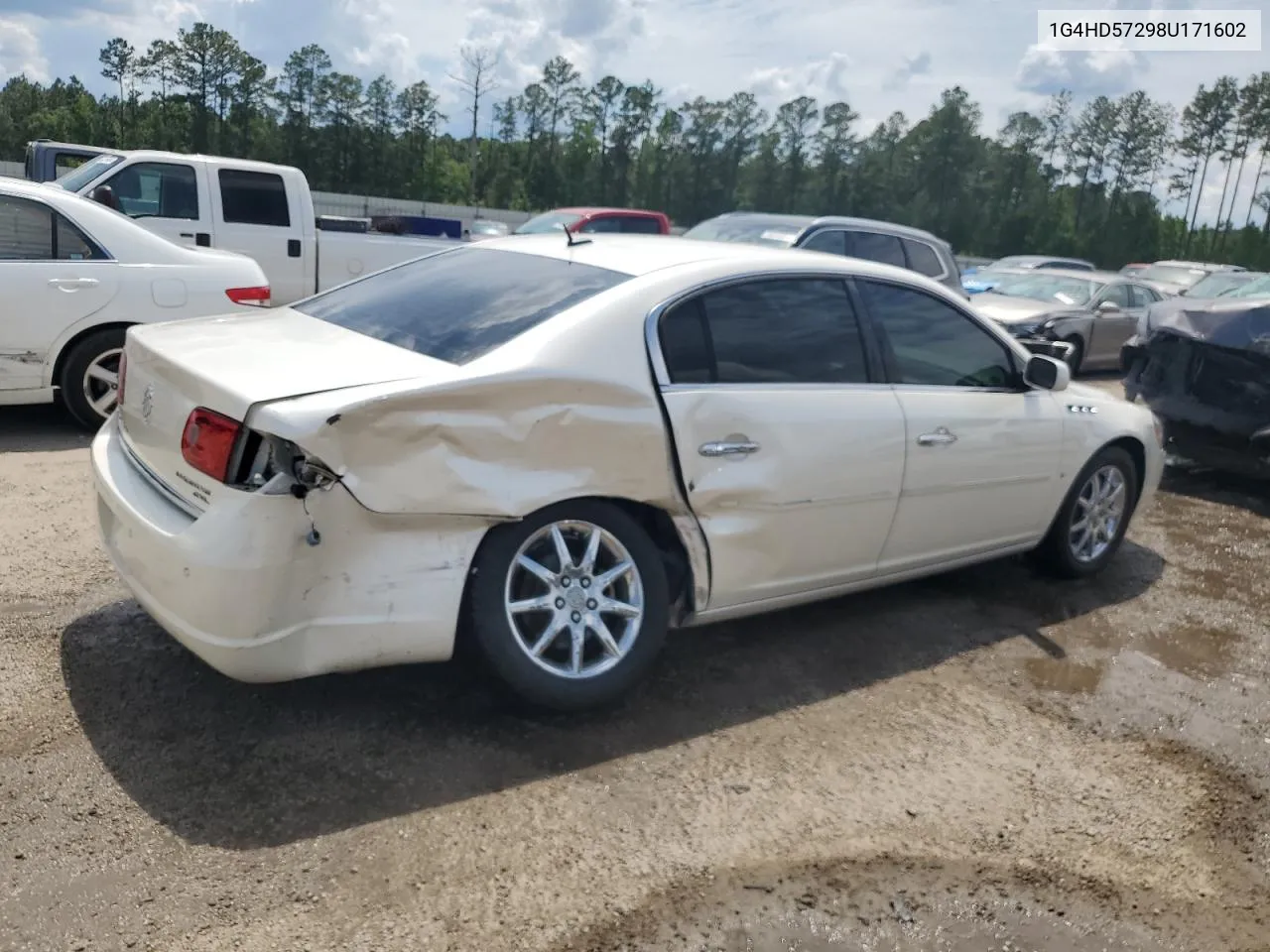 2008 Buick Lucerne Cxl VIN: 1G4HD57298U171602 Lot: 56102904