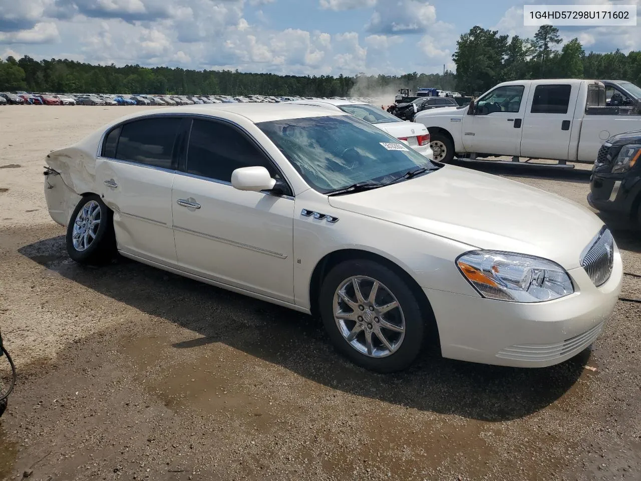 2008 Buick Lucerne Cxl VIN: 1G4HD57298U171602 Lot: 56102904