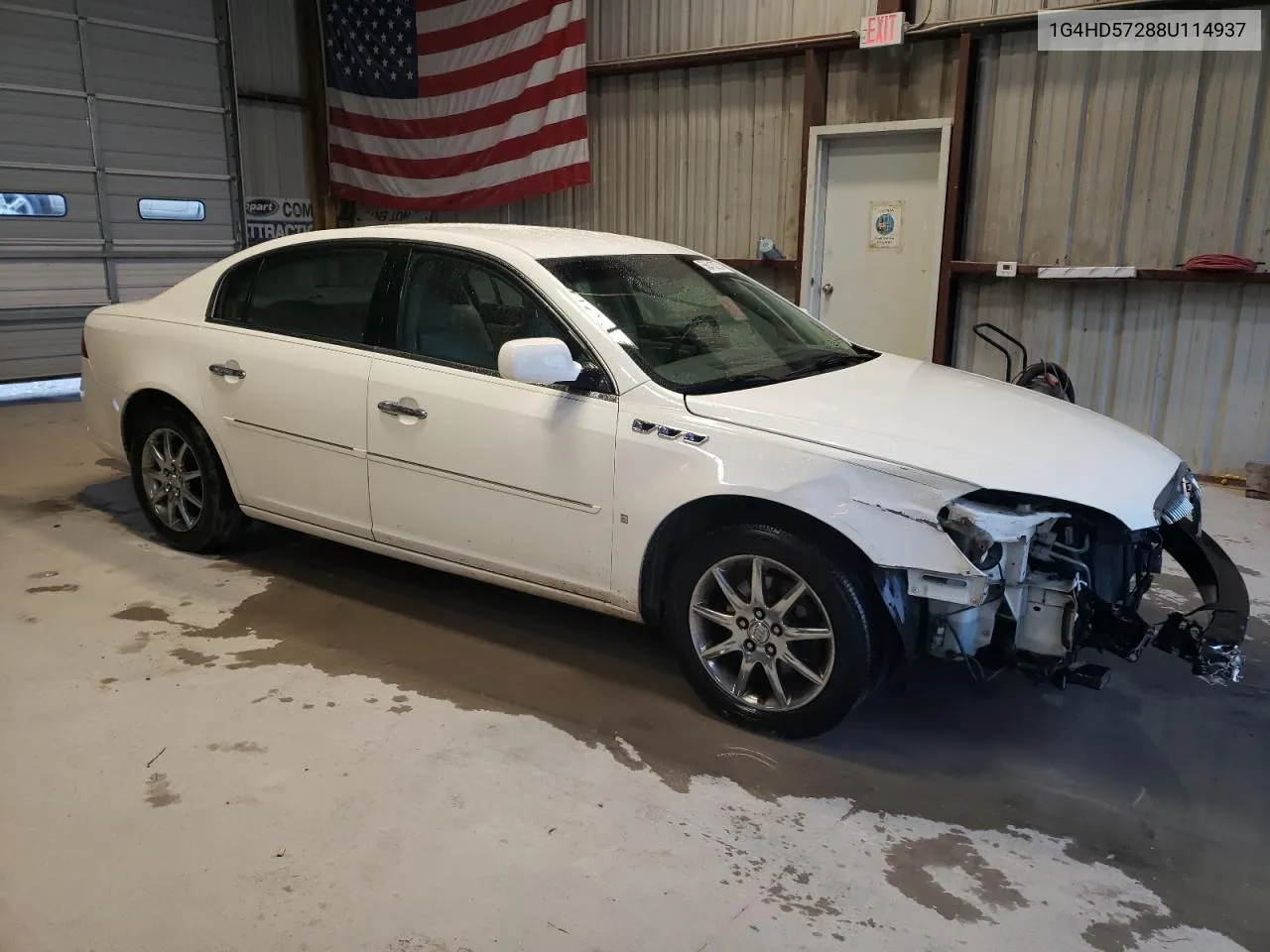 2008 Buick Lucerne Cxl VIN: 1G4HD57288U114937 Lot: 56410274