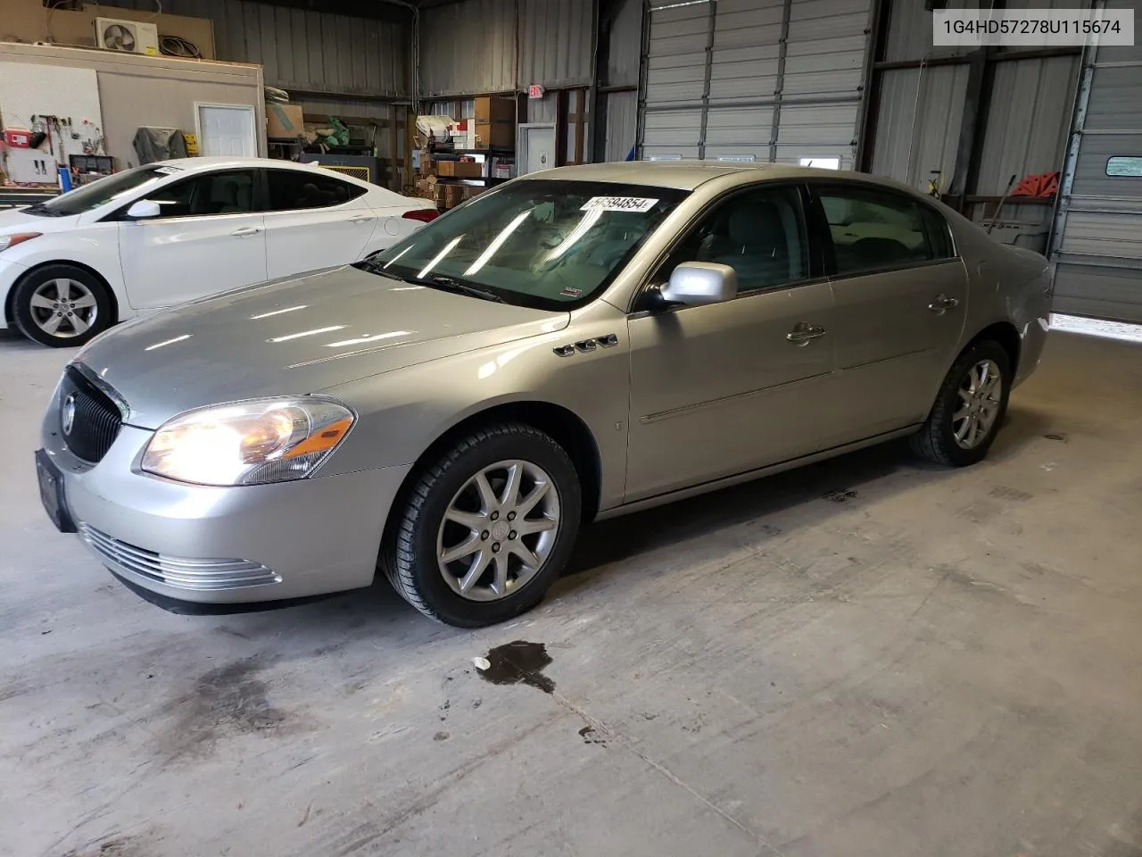 2008 Buick Lucerne Cxl VIN: 1G4HD57278U115674 Lot: 56694854