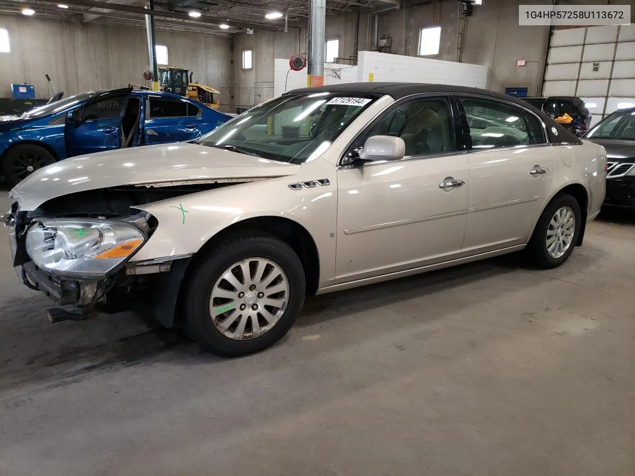 2008 Buick Lucerne Cx VIN: 1G4HP57258U113672 Lot: 57129194