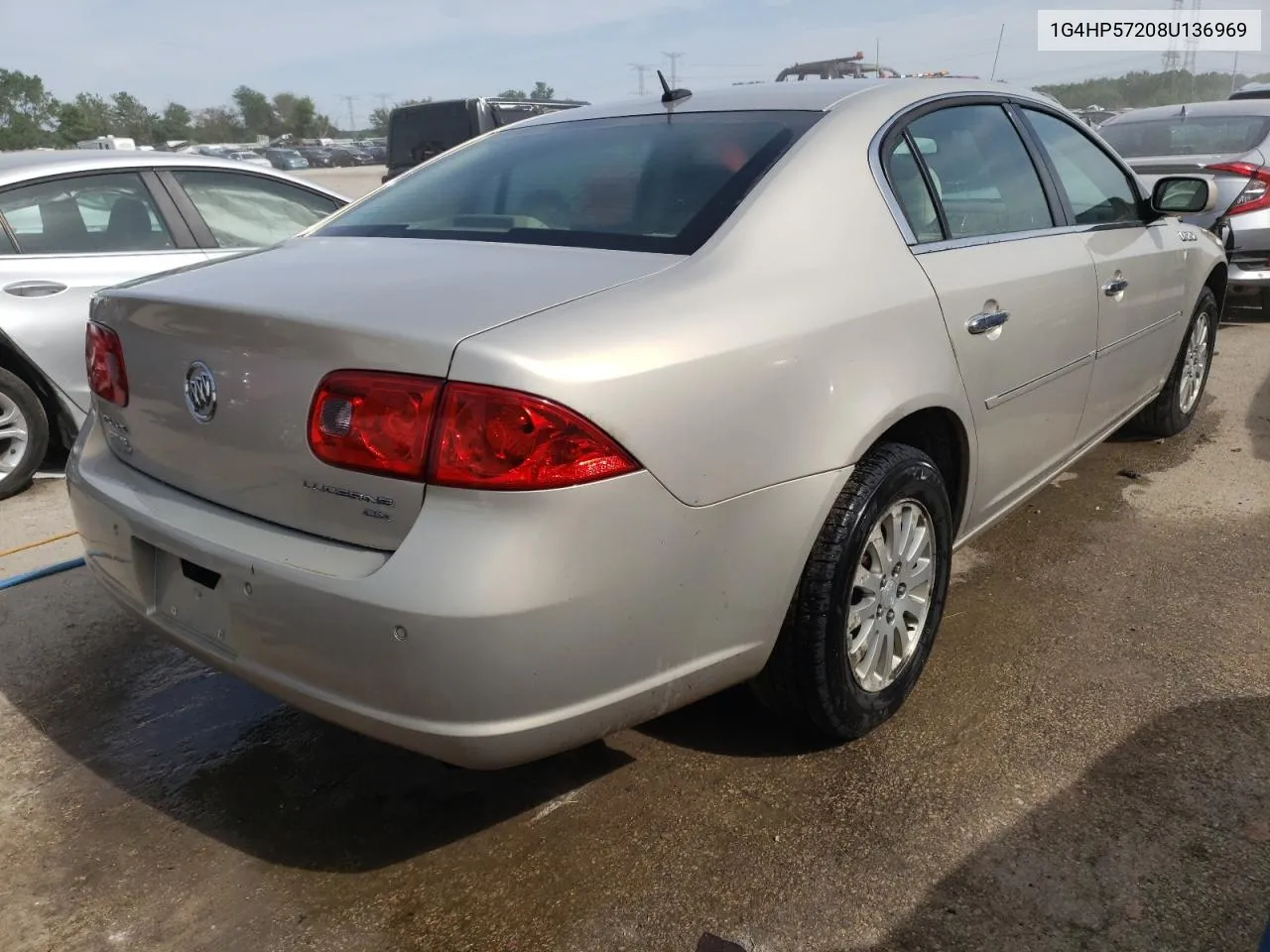 2008 Buick Lucerne Cx VIN: 1G4HP57208U136969 Lot: 57236154