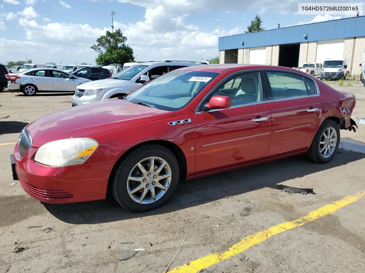 2008 Buick Lucerne Cxl VIN: 1G4HD57268U200165 Lot: 57653624