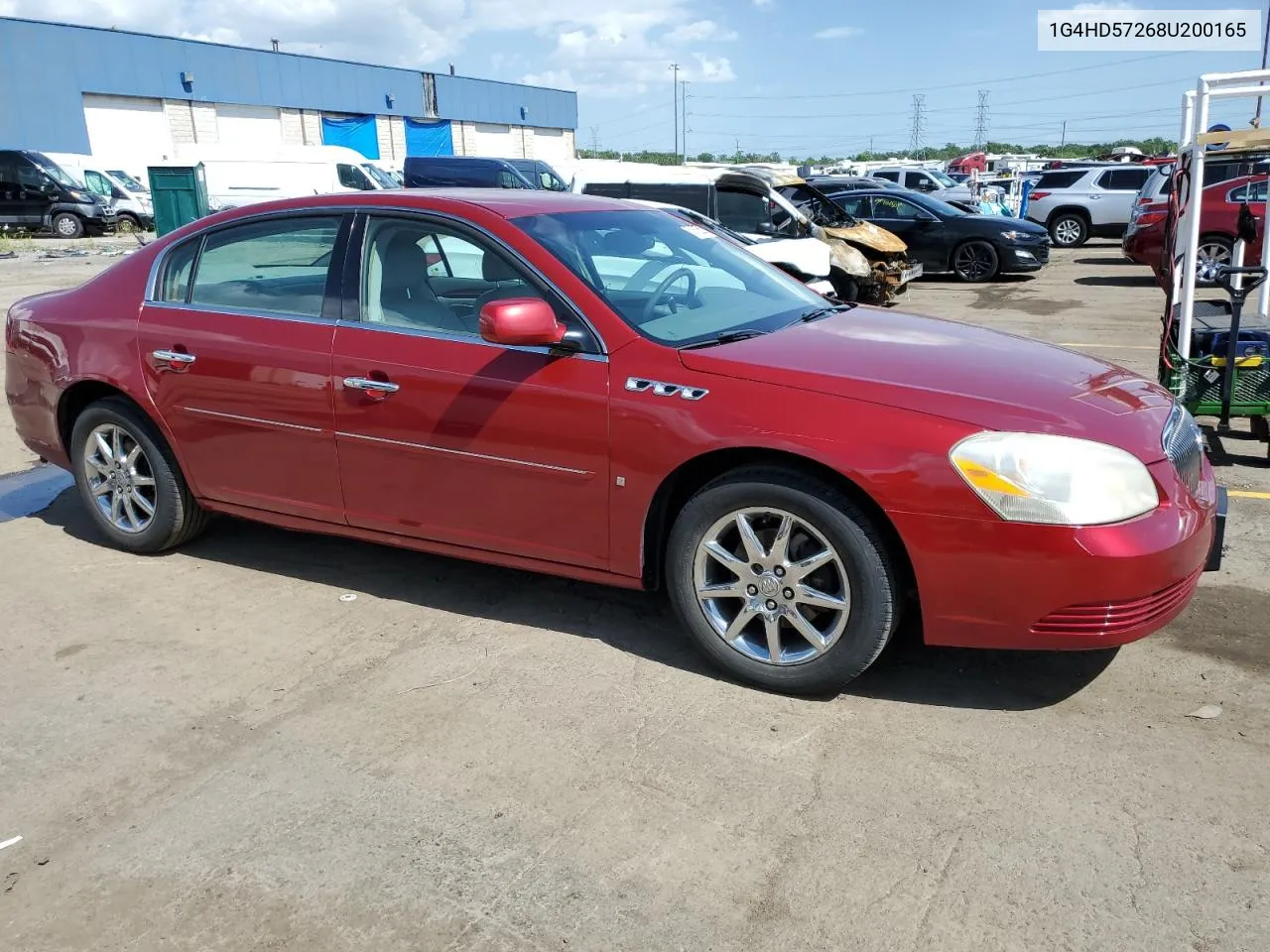 2008 Buick Lucerne Cxl VIN: 1G4HD57268U200165 Lot: 57653624