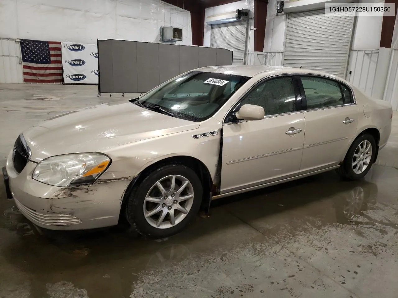 2008 Buick Lucerne Cxl VIN: 1G4HD57228U150350 Lot: 58106544