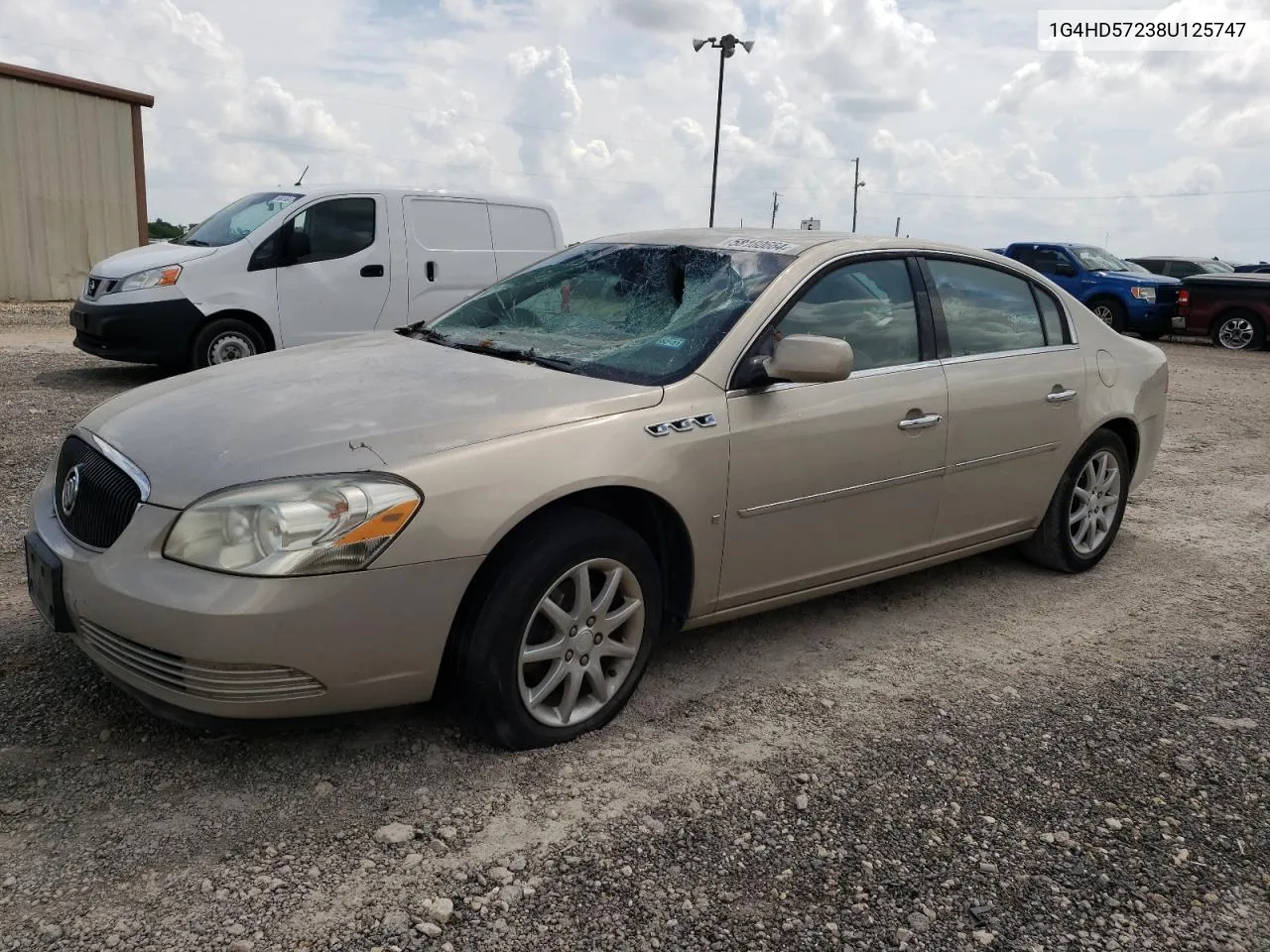 2008 Buick Lucerne Cxl VIN: 1G4HD57238U125747 Lot: 58160664