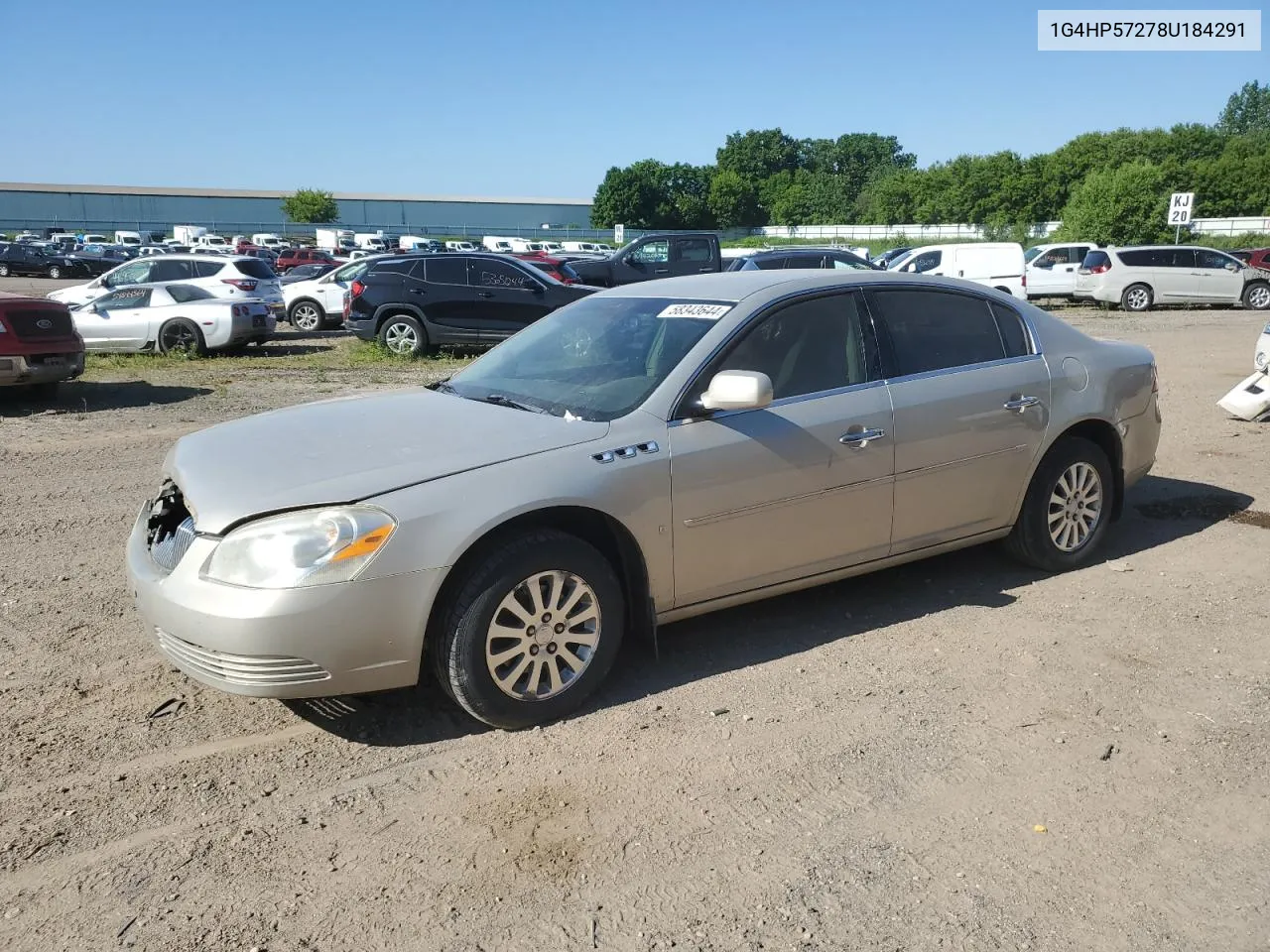 2008 Buick Lucerne Cx VIN: 1G4HP57278U184291 Lot: 58343644