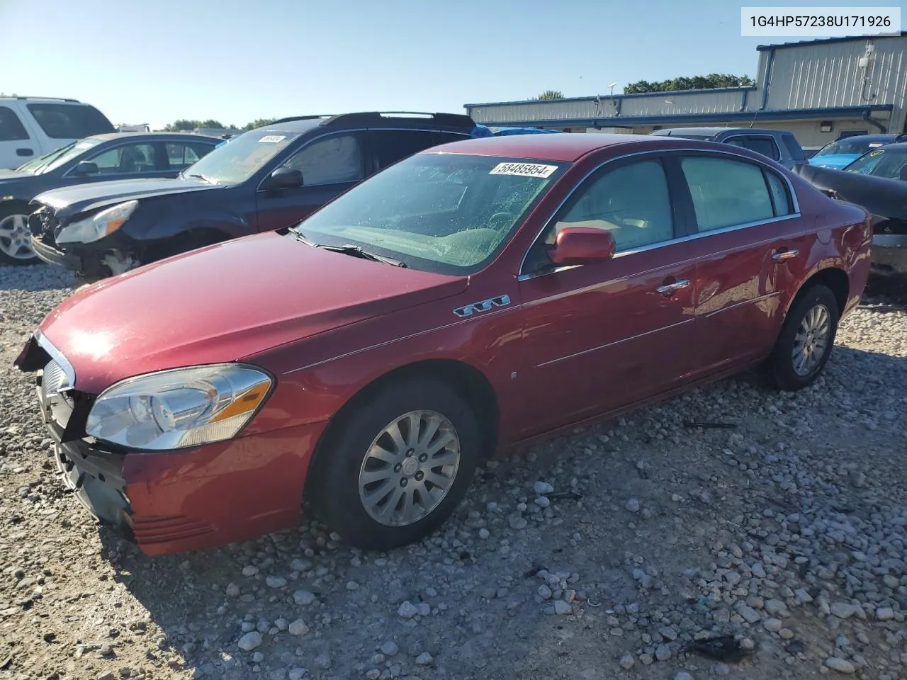 2008 Buick Lucerne Cx VIN: 1G4HP57238U171926 Lot: 58485954