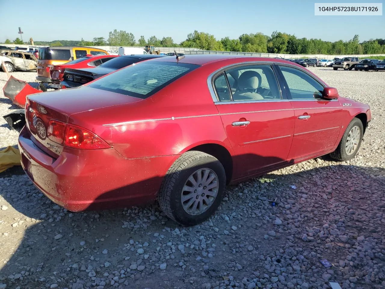 2008 Buick Lucerne Cx VIN: 1G4HP57238U171926 Lot: 58485954