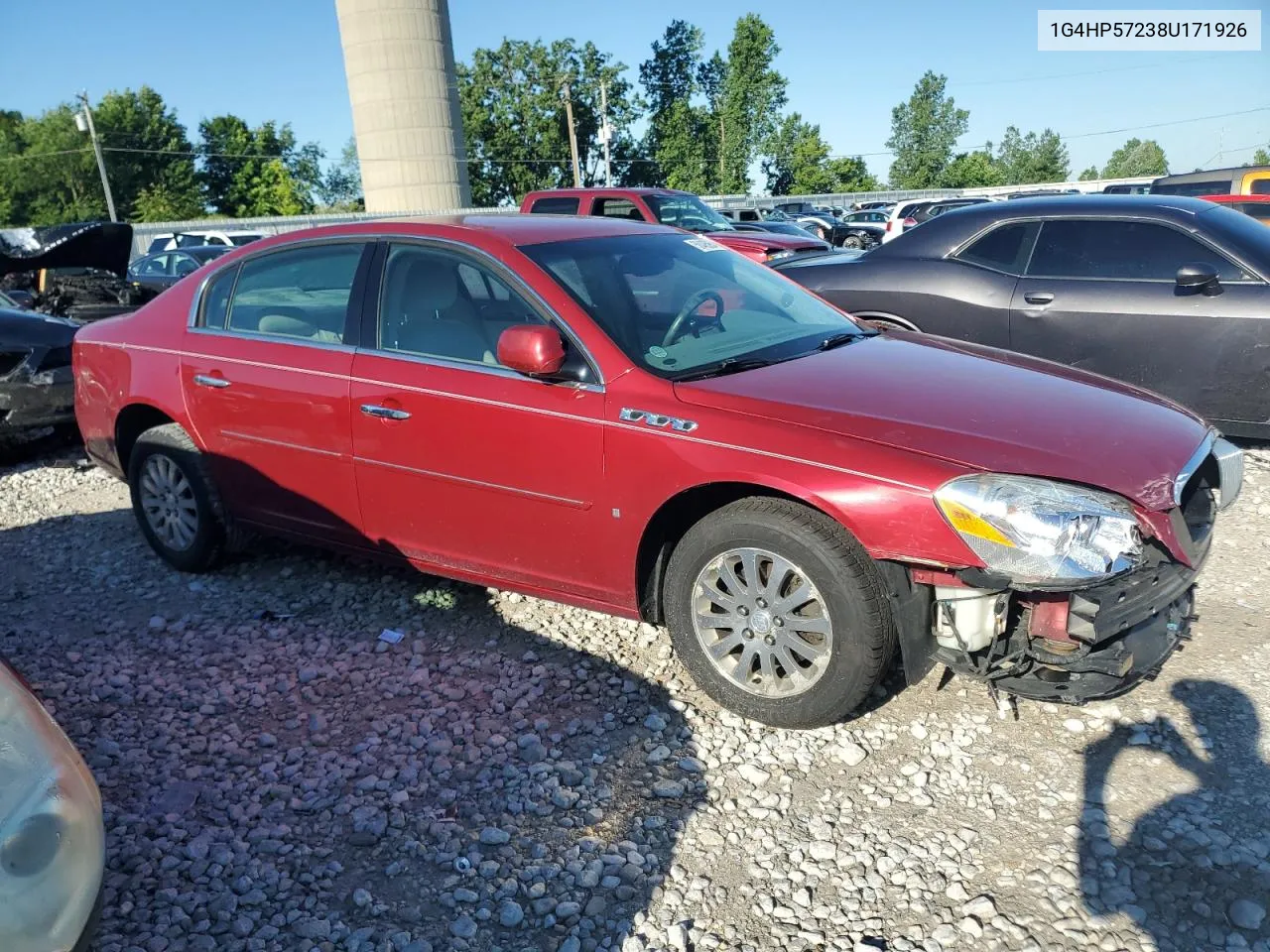 2008 Buick Lucerne Cx VIN: 1G4HP57238U171926 Lot: 58485954