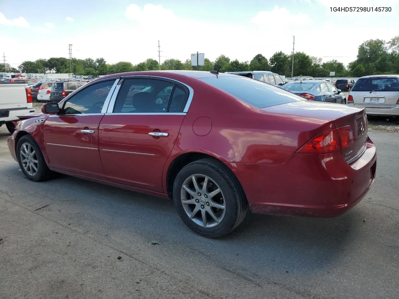 2008 Buick Lucerne Cxl VIN: 1G4HD57298U145730 Lot: 58495204