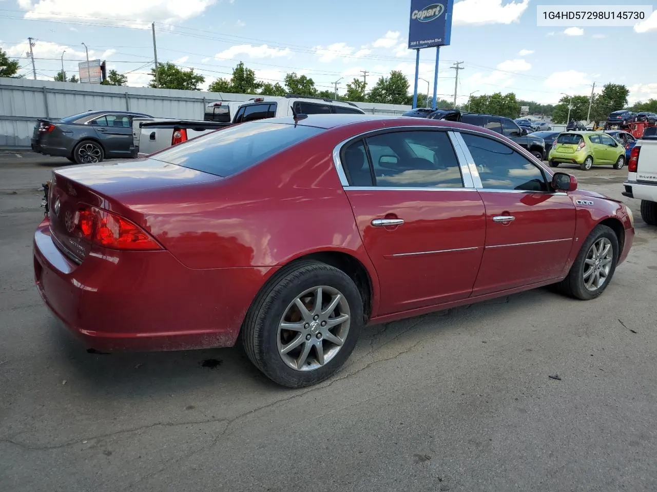 2008 Buick Lucerne Cxl VIN: 1G4HD57298U145730 Lot: 58495204