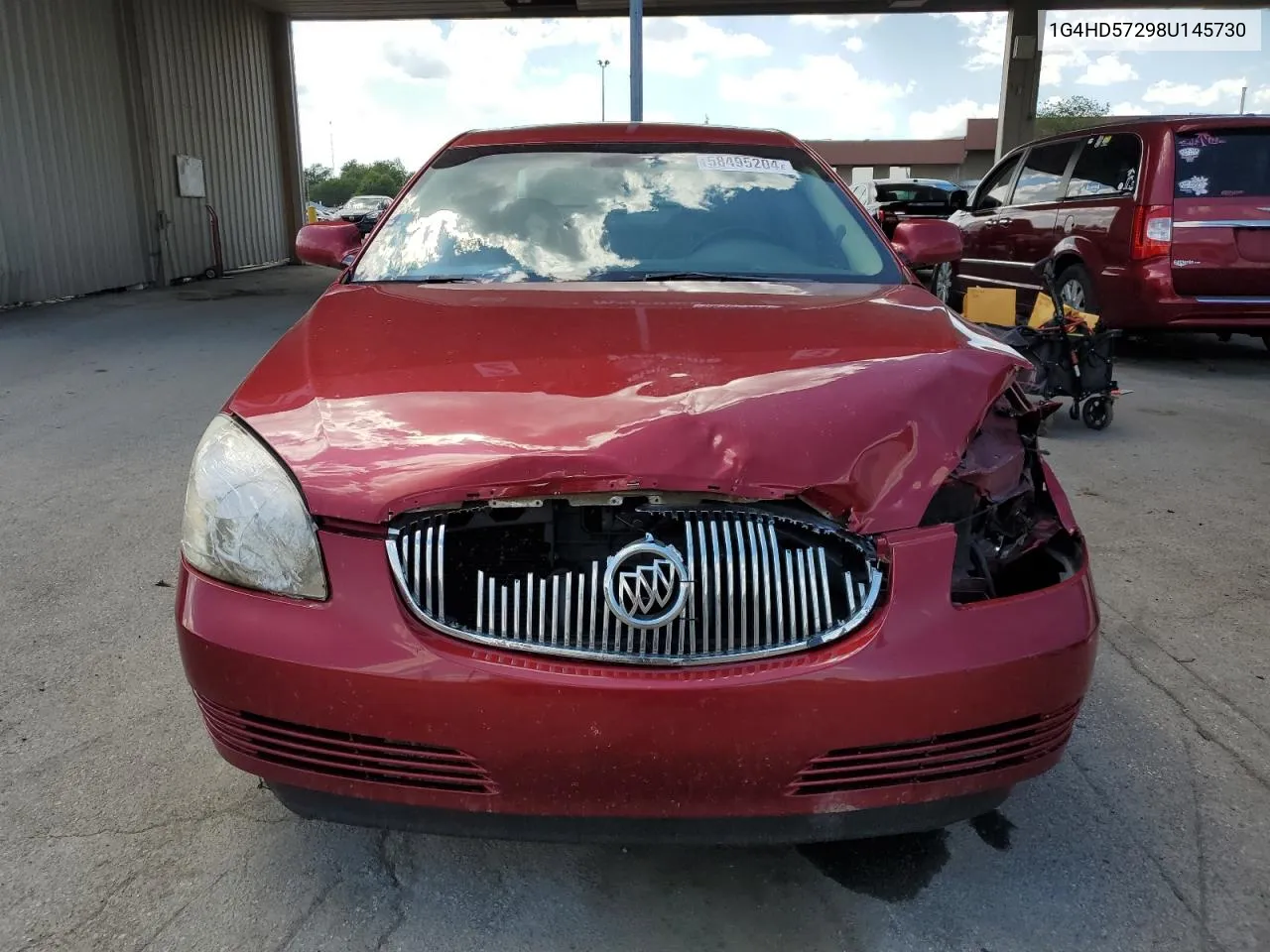 2008 Buick Lucerne Cxl VIN: 1G4HD57298U145730 Lot: 58495204