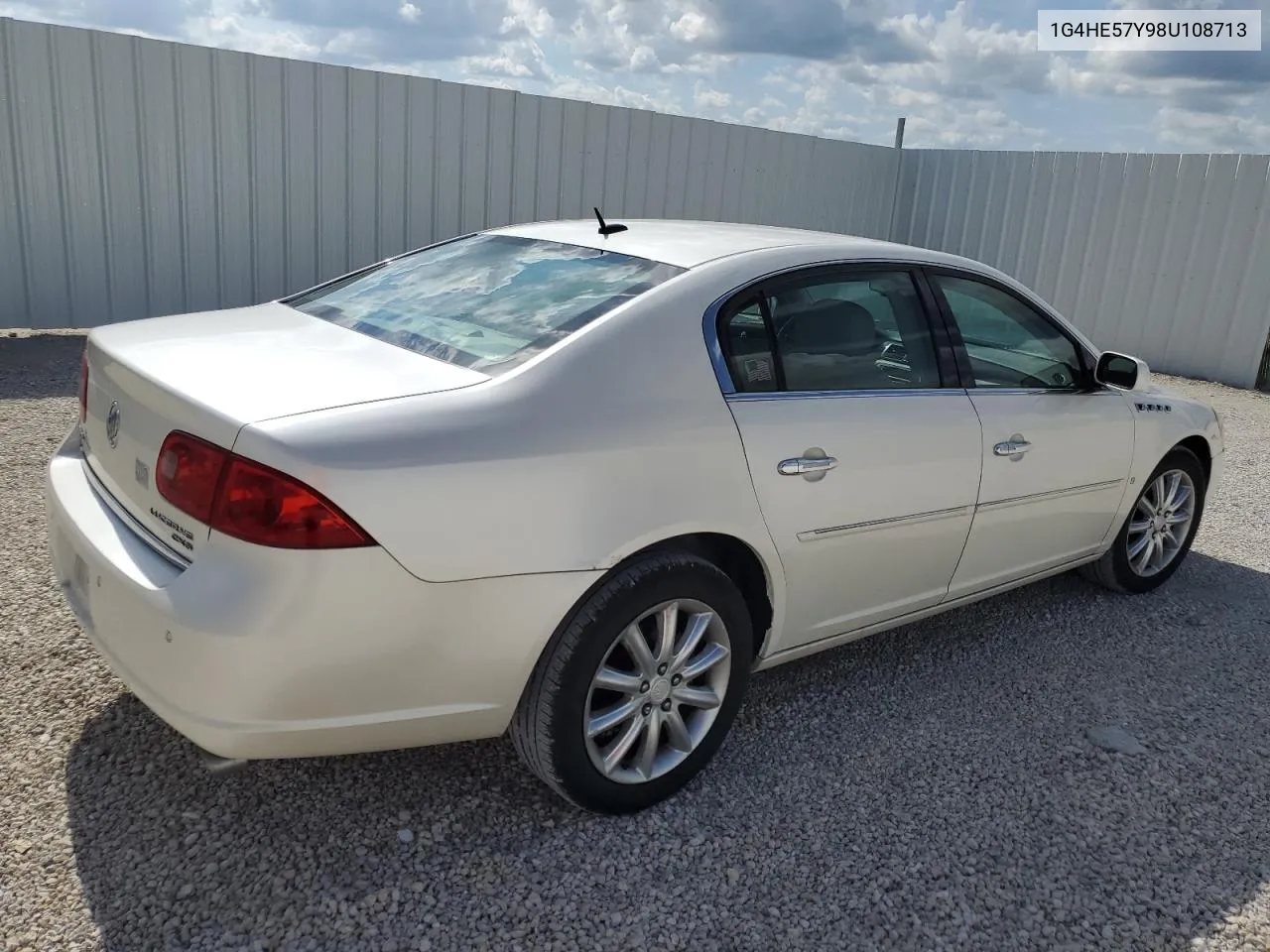 2008 Buick Lucerne Cxs VIN: 1G4HE57Y98U108713 Lot: 58738194