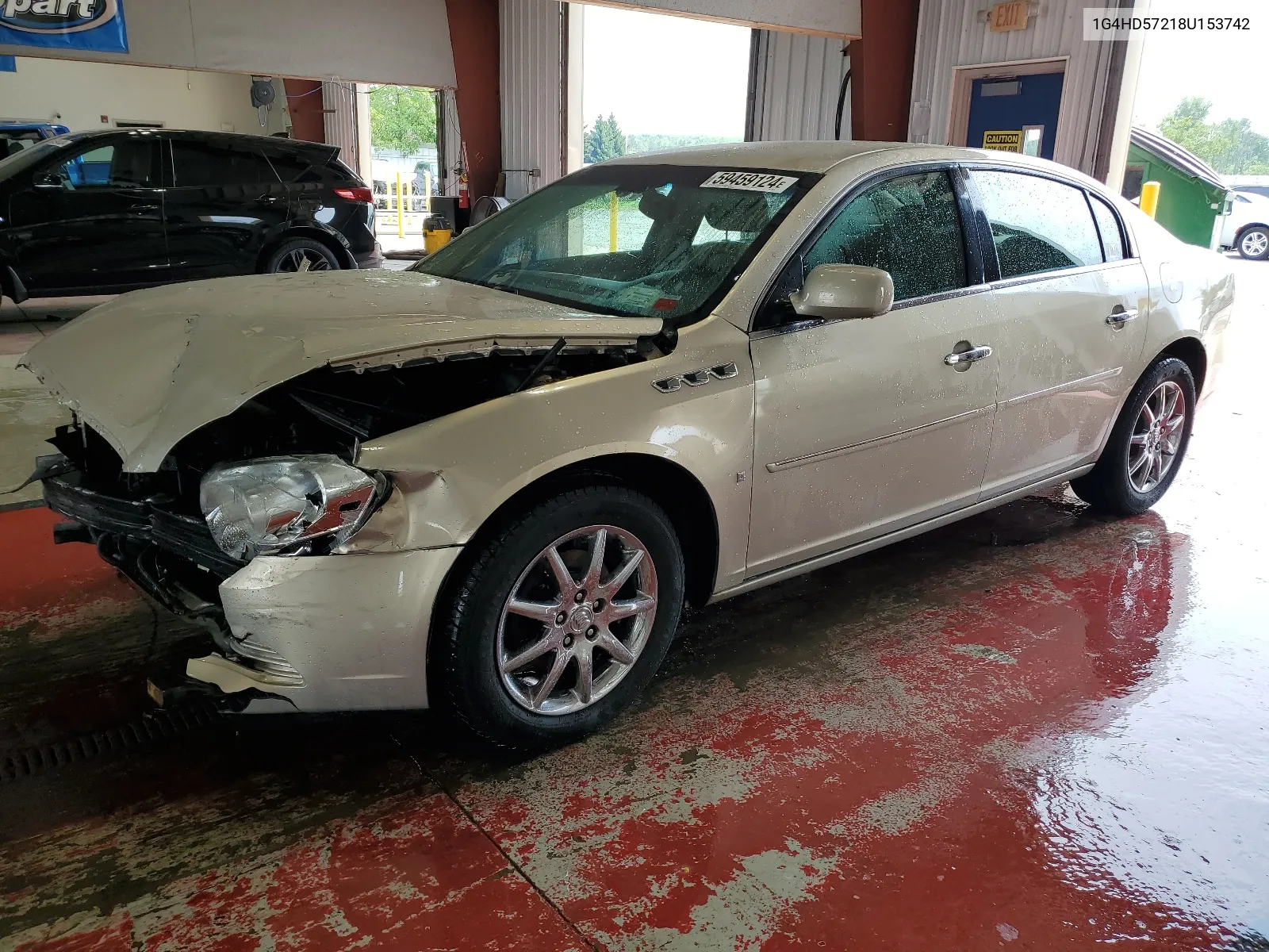 2008 Buick Lucerne Cxl VIN: 1G4HD57218U153742 Lot: 59459124