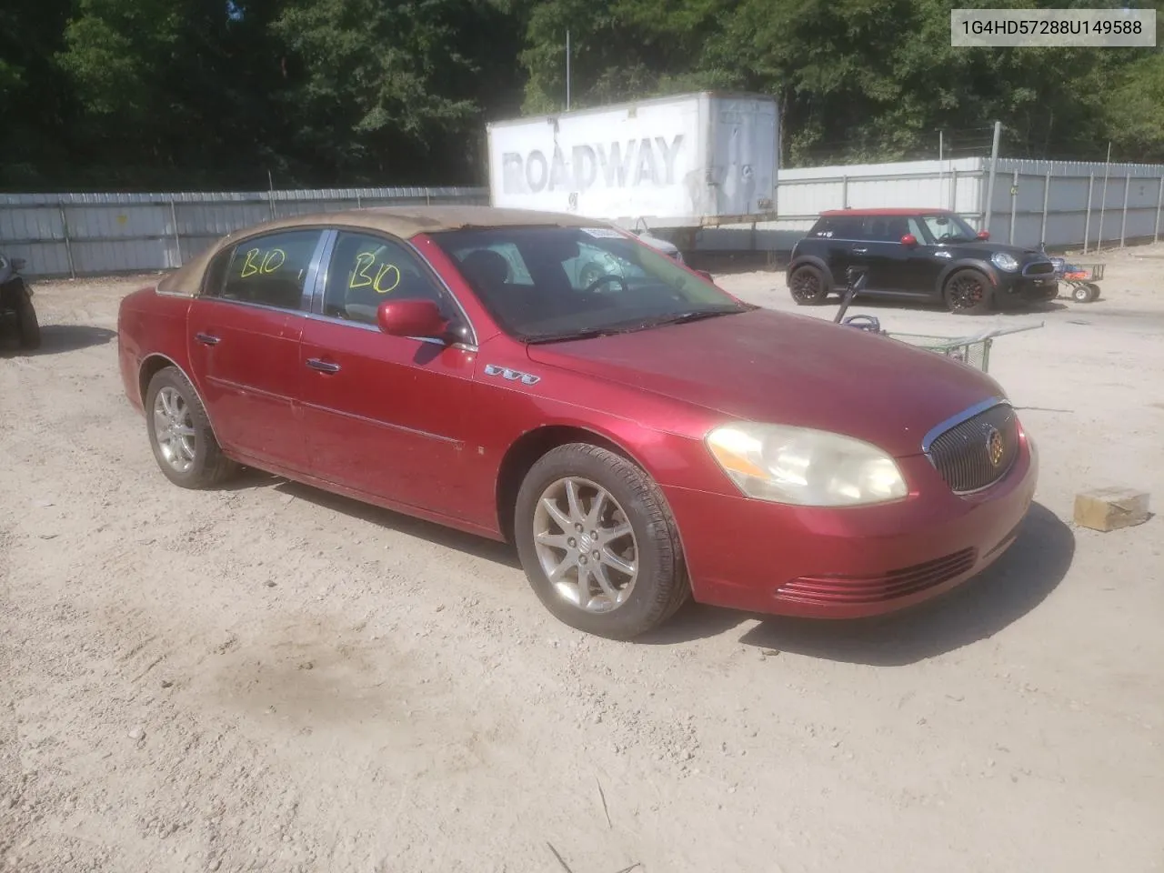 2008 Buick Lucerne Cxl VIN: 1G4HD57288U149588 Lot: 60384474