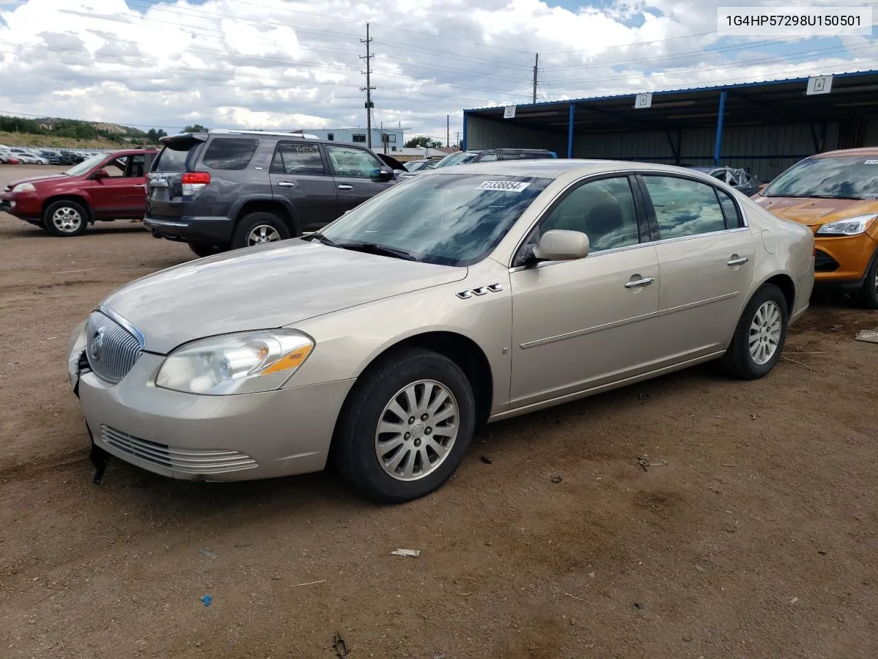 2008 Buick Lucerne Cx VIN: 1G4HP57298U150501 Lot: 61338854