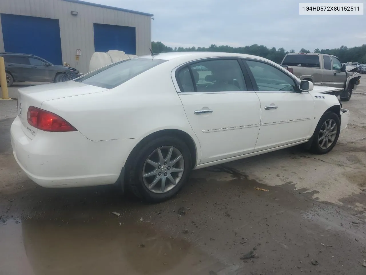 2008 Buick Lucerne Cxl VIN: 1G4HD572X8U152511 Lot: 61545204