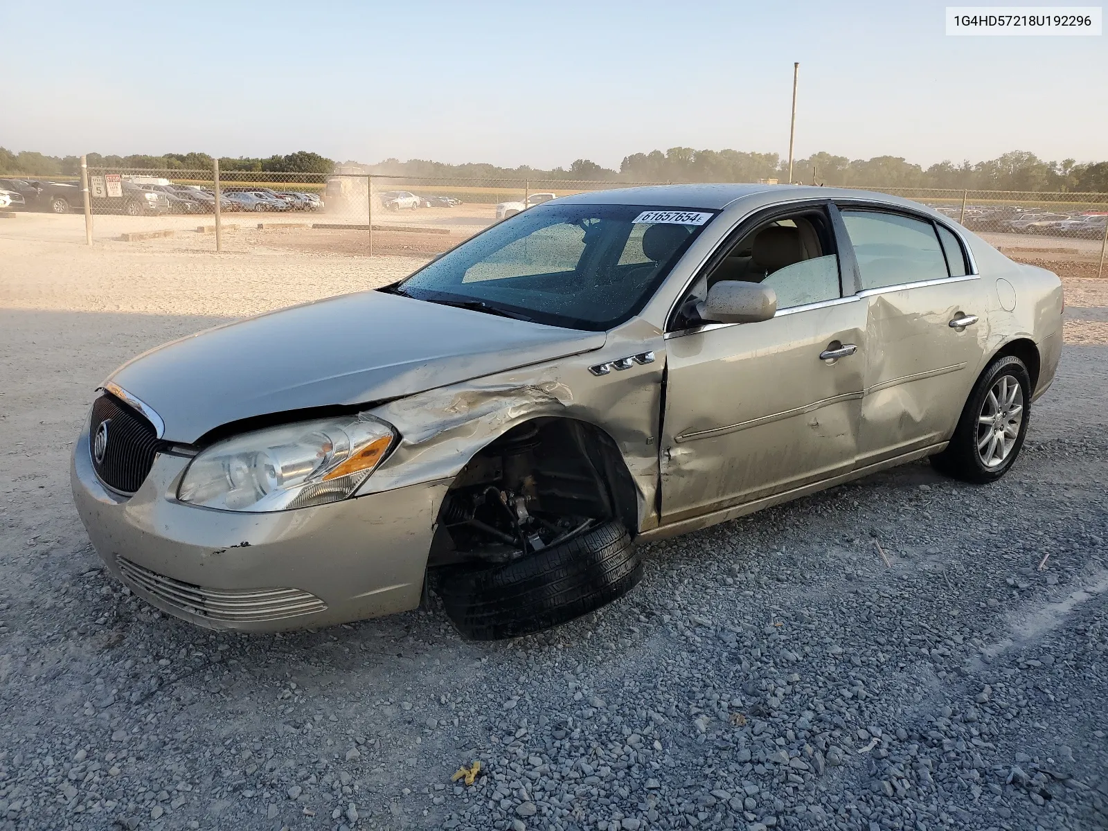 2008 Buick Lucerne Cxl VIN: 1G4HD57218U192296 Lot: 61657654