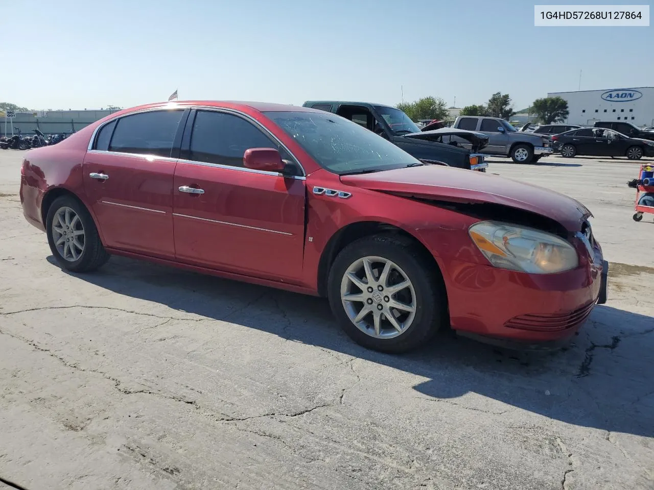 2008 Buick Lucerne Cxl VIN: 1G4HD57268U127864 Lot: 62412283