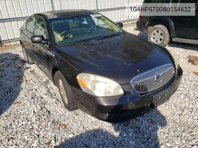 2008 Buick Lucerne Cx VIN: 1G4HP57208U154632 Lot: 62584711